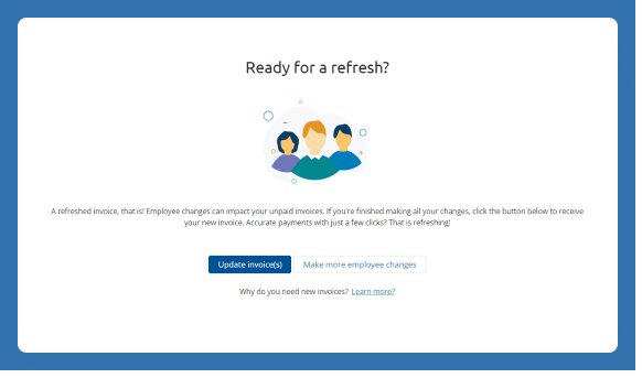 screenshot of app
